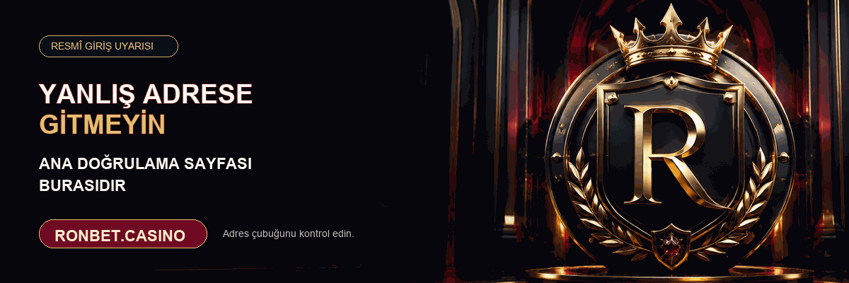 Güncel adres doğrulama: RONBET.CASINO